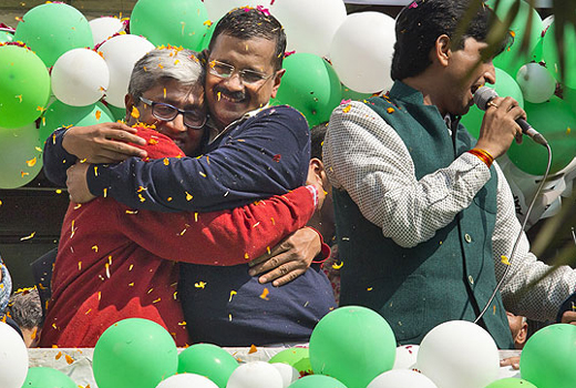 no opposition in delhi